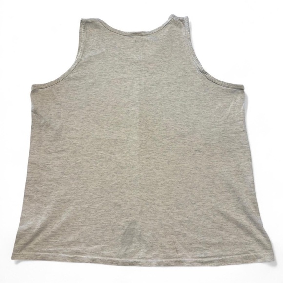 Vintage 90s Mickey Mouse Florida Tank Top Size XL Gray FLAW Boxy Fit - Picture 2 of 5